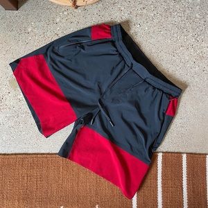 Lululemon Switch Up Short, Medium, Grey/Red